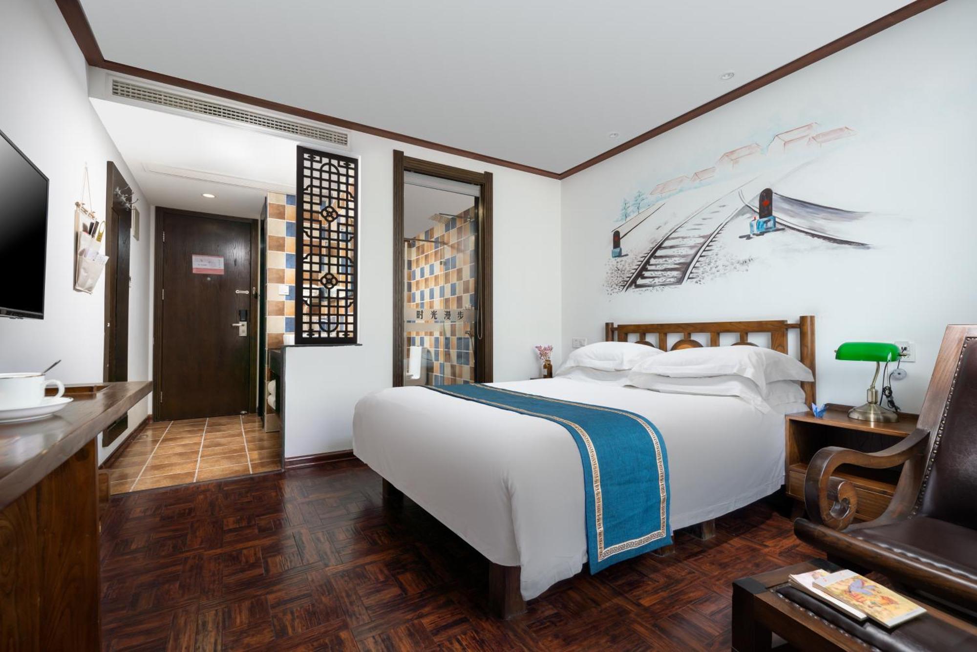 Nostalgia Hotel Near Tianjin Polar Ocean Word- Tianjin Fonte Joy World, 10 Minutes Drive Away From Tianjin Tanggu High-Speed Railway Station, Free Ice-Cream, Mineral Water, Snacks And Laundry Service, English Communication Well 외부 사진